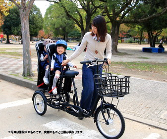 日本初の幼児2人同乗用三輪自転車「ふたごじてんしゃ」新発売 | OGK 
